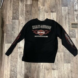 Genuine HD Heavyweight Long Sleeve Embroidered Shirt, Sz XL